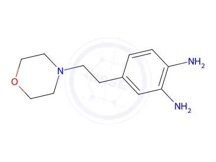 Chemical structure of 4-(2-Morpholinoethyl)benzene-1,2-diamine