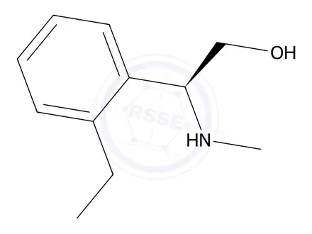 Chemical structure of (S)-2-(2-ethylphenyl)-2-(methylamino)ethan-1-ol