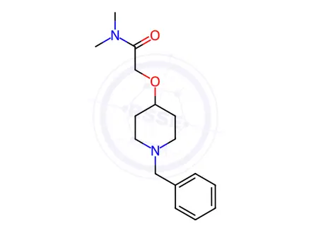 Chemical structure of N,N-Dimethyl-2-[1-benzyl(4-piperidyloxy)]acetamide