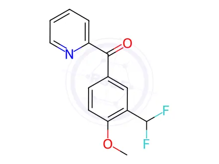 Chemical structure of 2-(3-(Difluoromethyl)-4-methoxybenzoyl)pyridine