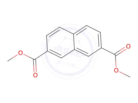 Chemical structure of dimethyl naphthalene-2,7-dicarboxylate
