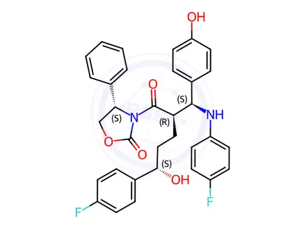Chemical structure of Ezetimibe Deprotected Impurity