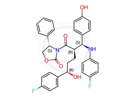 Chemical structure of Ezetimibe Impurity 107