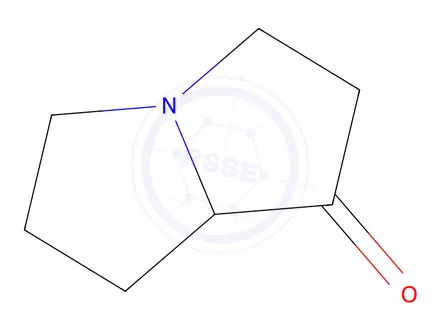 Chemical structure of HEXAHYDRO-PYRROLIZIN-1-ONE