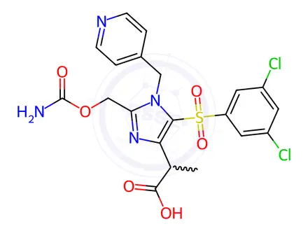 Chemical structure of Capravirine Impurity 74
