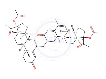 Chemical structure of Megestrol Acetate EP Impurity L