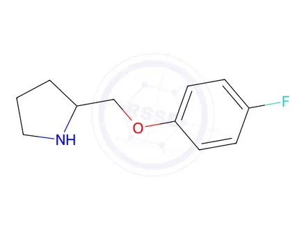 Chemical structure of 2-((4-Fluorophenoxy)methyl)pyrrolidine