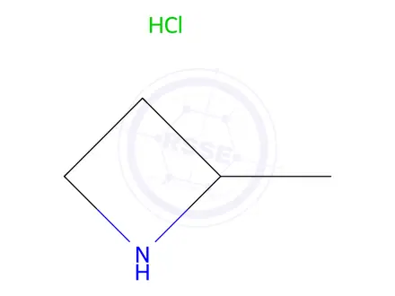 Chemical structure of 2-Methylazetidine Hydrochloride