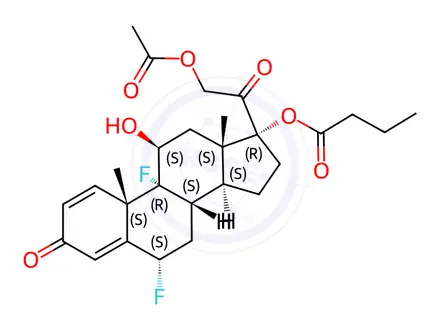 Chemical structure of Difluprednate