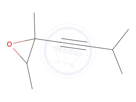 Chemical structure of 3-Heptyne, 5,6-epoxy-2,5-dimethyl-(6CI)