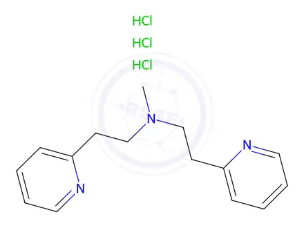 Chemical structure of Betahistine Hydrochloride Impurity 3 Trihydrochloride (Betahistine Dihydrochloride EP Impurity C Trihydrochloride)