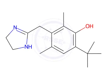 Chemical structure of Oxymetazoline