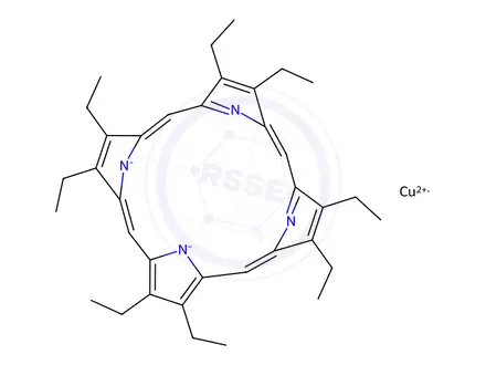 Chemical structure of Porphine Impurity 13