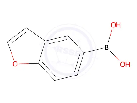 Chemical structure of Benzofuran-5-boronic Acid