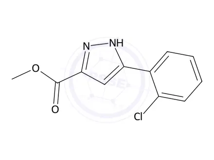 Chemical structure of Methyl 5-(2-chlorophenyl)-1h-pyrazole-3-carboxylate