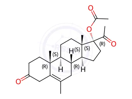 Chemical structure of Megestrol Acetate EP Impurity J
