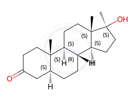 Chemical structure of Mestanolone