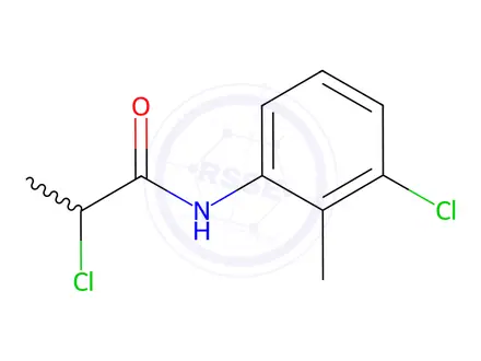 Chemical structure of 2-Chloro-N-(3-chloro-2-methylphenyl)propanamide
