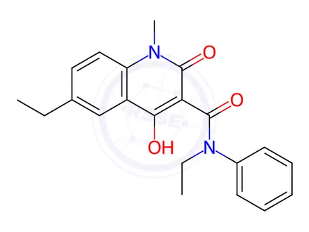 Chemical structure of Laquinimod Impurity 63