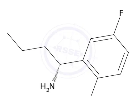 Chemical structure of (R)-1-(2,5-difluorophenyl)butan-1-amine
