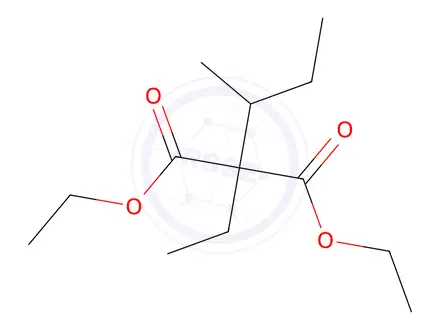 Chemical structure of Diethyl sec-Butylethylmalonate
