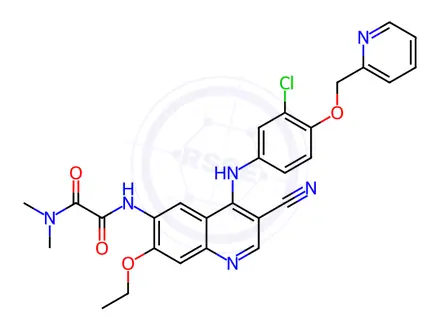 Chemical structure of Neratinib Impurity DACQ