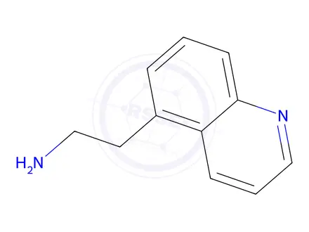 Chemical structure of 2-(quinolin-5-yl)ethan-1-amine
