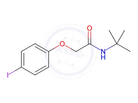 Chemical structure of n-(Tert-butyl)-2-(4-iodophenoxy)acetamide