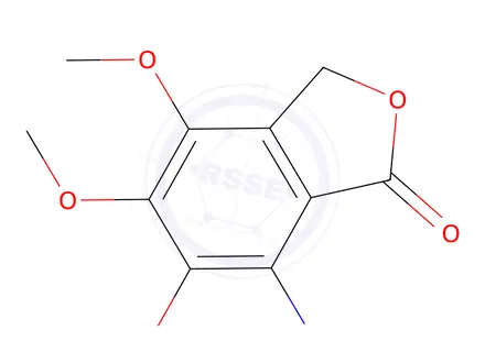 Chemical structure of 7-Amino-4,5,6-trimethoxy-2-benzofuran-1(3H)-one
