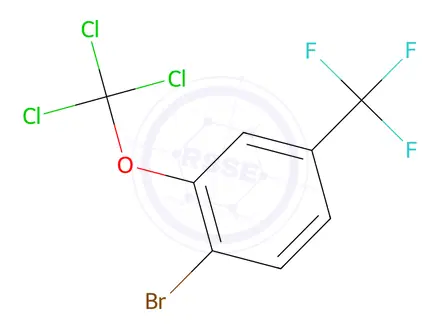 Chemical structure of 1-Bromo-2-(trichloromethoxy)-4-(trifluoromethyl)benzene