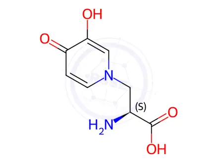 Chemical structure of Mimosine
