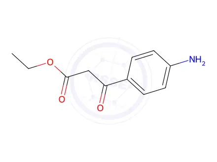 Chemical structure of Benzenepropanoic acid, 4-amino-β-oxo-, ethyl ester