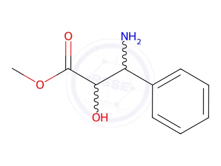 Chemical structure of Methyl 3-amino-2-hydroxy-3-phenylpropanoate
