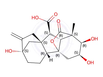 Chemical structure of Gibberellin A8