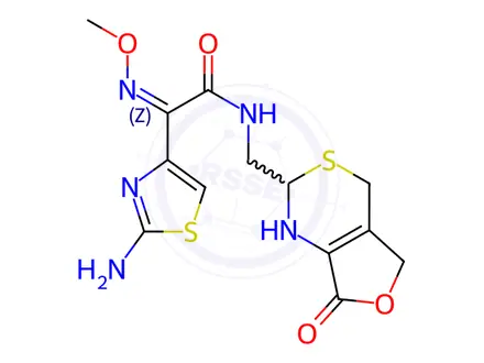 Chemical structure of Cefotaxime Open-Ring Decarboxy Lactone