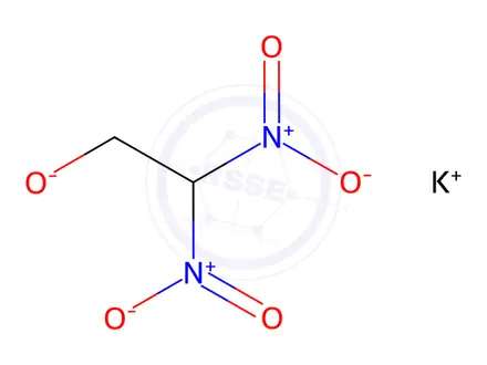 Chemical structure of Potassium 2,2-dinitroethanolate