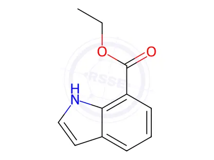 Chemical structure of Ethyl 1H-indole-7-carboxylate