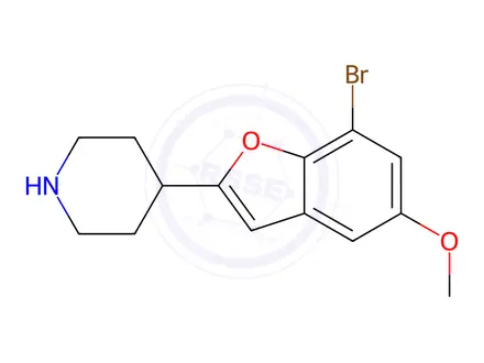 Chemical structure of Brofaromine