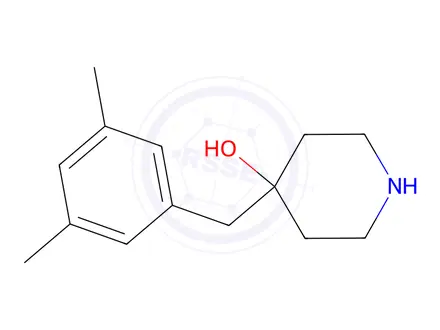 Chemical structure of 4-(3,5-Dimethylbenzyl)piperidin-4-ol