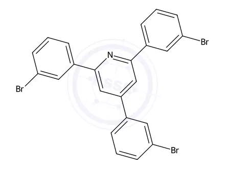 Chemical structure of 2,4,6-Tris(3-bromophenyl)pyridine