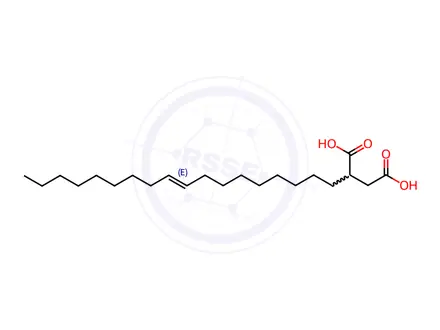 Chemical structure of octadecenylsuccinic acid