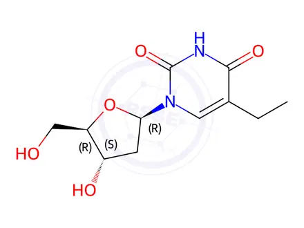Chemical structure of Edoxudine