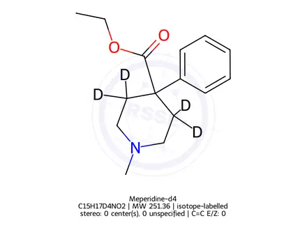 Chemical structure of Meperidine Impurity 1