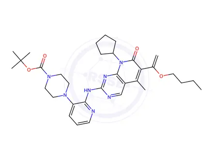 Chemical structure of Palbociclib Impurity 10