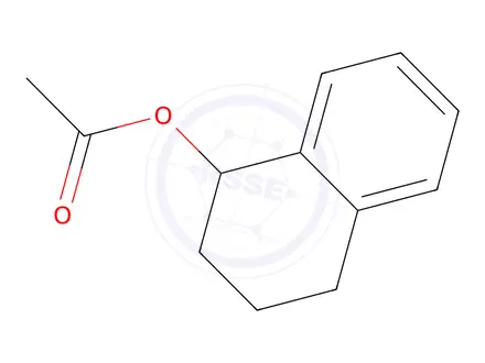 Chemical structure of 1,2,3,4-tetrahydronaphthalen-1-yl acetate