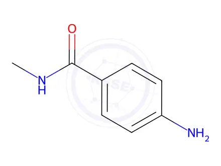 Chemical structure of 4-Amino-N-methylbenzamide