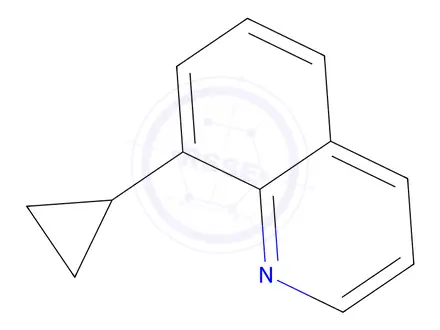 Chemical structure of 8-Cyclopropylquinoline