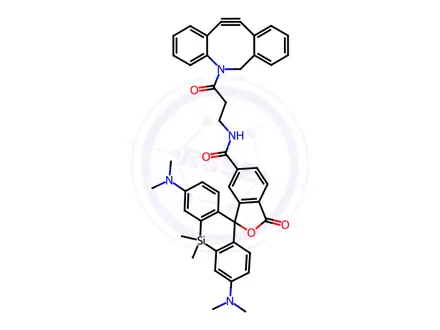Chemical structure of SiR-DBCO