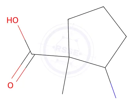 Chemical structure of 2-Amino-1-methylcyclopentane-1-carboxylic acid