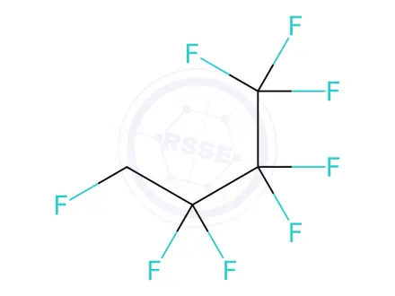 Chemical structure of 1,1,1,2,2,3,3,4-Octafluorobutane